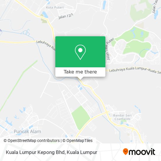 Peta Kuala Lumpur Kepong Bhd