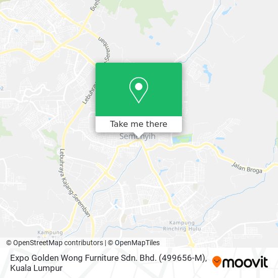 Expo Golden Wong Furniture Sdn. Bhd. (499656-M) map