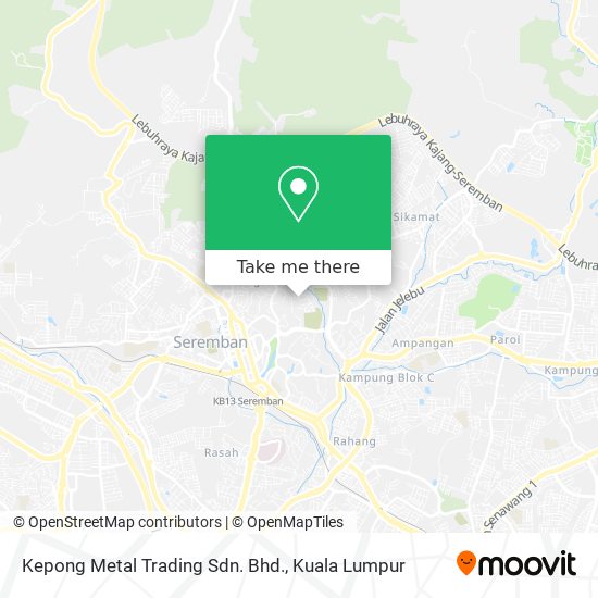Kepong Metal Trading Sdn. Bhd. map