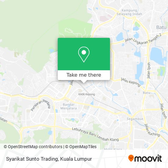 Syarikat Sunto Trading map