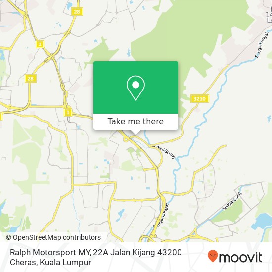 Ralph Motorsport MY, 22A Jalan Kijang 43200 Cheras map