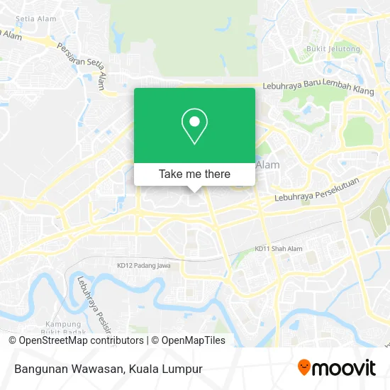 Bangunan Wawasan map