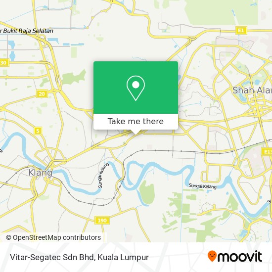 Vitar-Segatec Sdn Bhd map