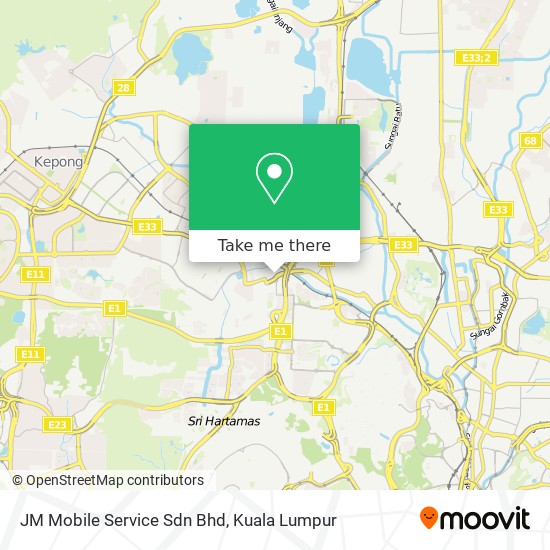 Peta JM Mobile Service Sdn Bhd