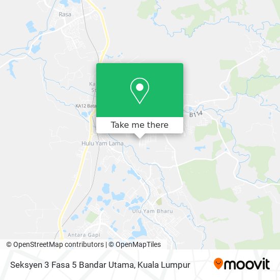 Seksyen 3 Fasa 5 Bandar Utama map