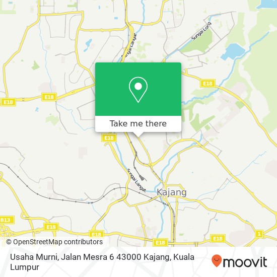 Peta Usaha Murni, Jalan Mesra 6 43000 Kajang