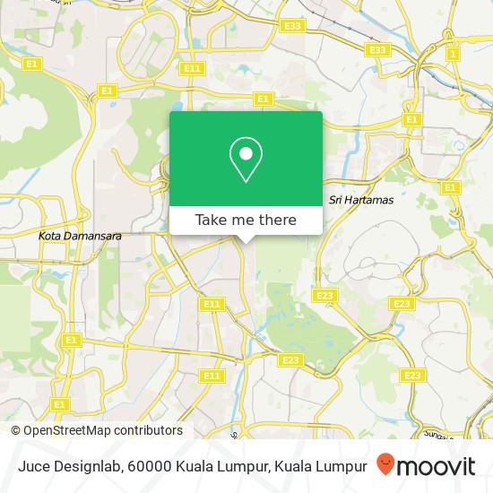 Peta Juce Designlab, 60000 Kuala Lumpur