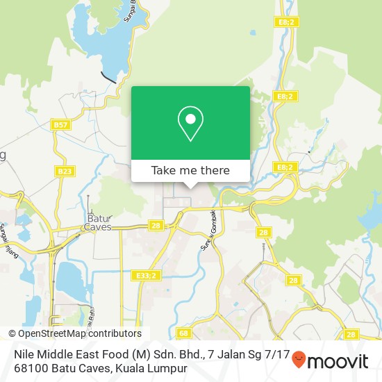 Nile Middle East Food (M) Sdn. Bhd., 7 Jalan Sg 7 / 17 68100 Batu Caves map