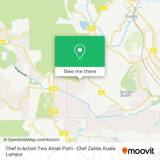 Chef in Action Two Aman Putri - Chef Zainie map