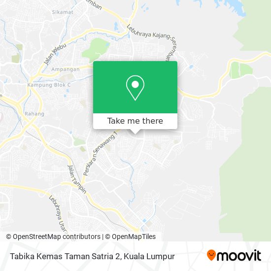 Peta Tabika Kemas Taman Satria 2