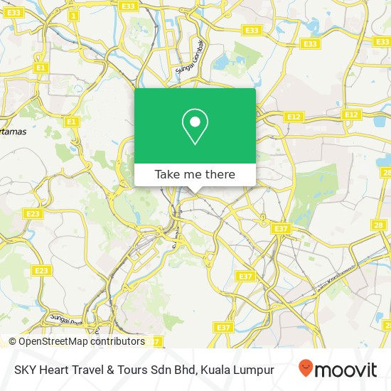 SKY Heart Travel & Tours Sdn Bhd map