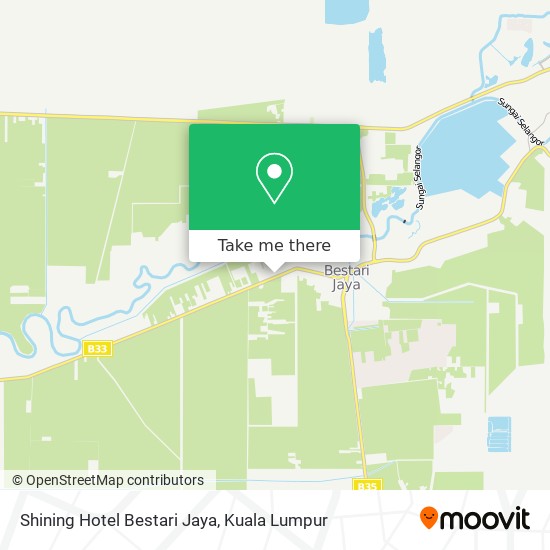Shining Hotel Bestari Jaya map