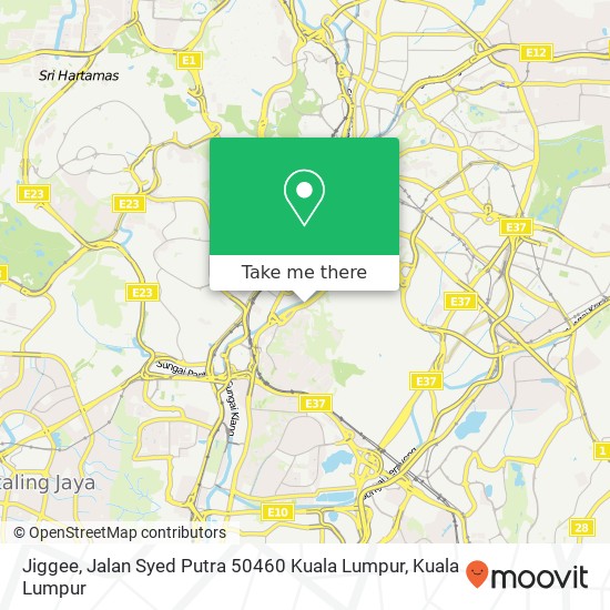Jiggee, Jalan Syed Putra 50460 Kuala Lumpur map