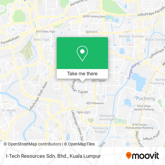 I-Tech Resources Sdn. Bhd. map