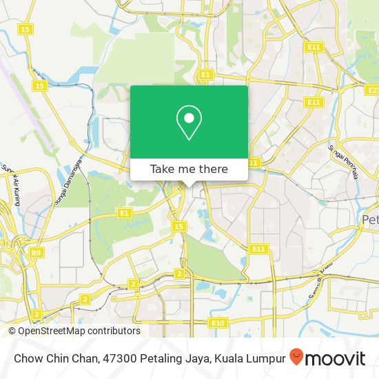 Peta Chow Chin Chan, 47300 Petaling Jaya