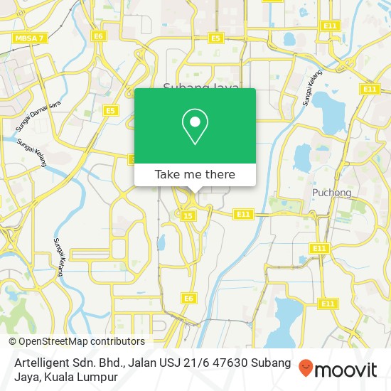 Artelligent Sdn. Bhd., Jalan USJ 21 / 6 47630 Subang Jaya map