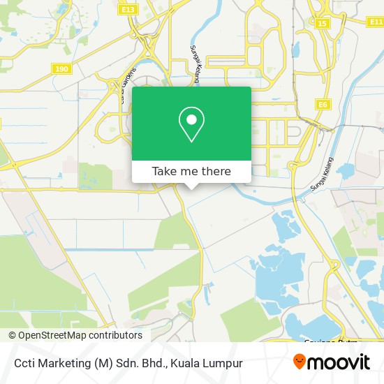 Ccti Marketing (M) Sdn. Bhd. map