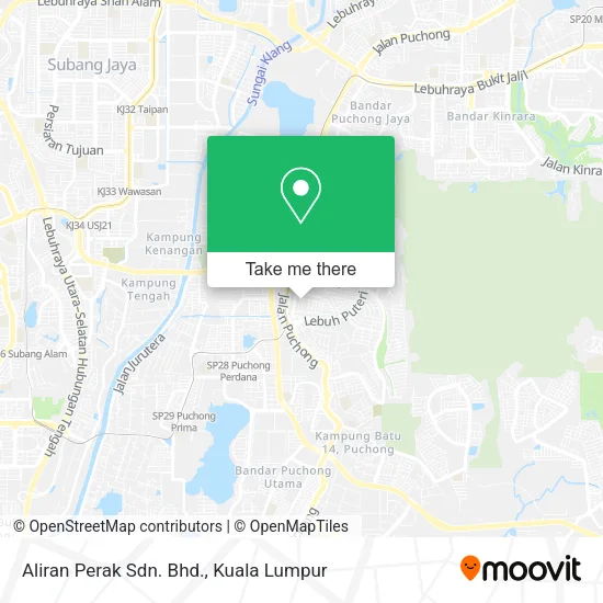 Aliran Perak Sdn. Bhd. map