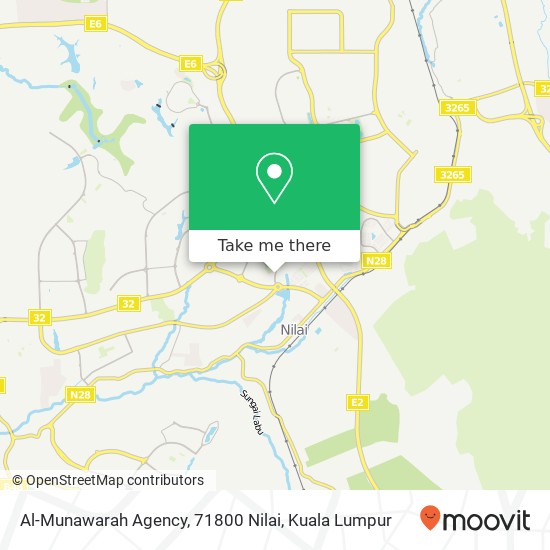 Al-Munawarah Agency, 71800 Nilai map