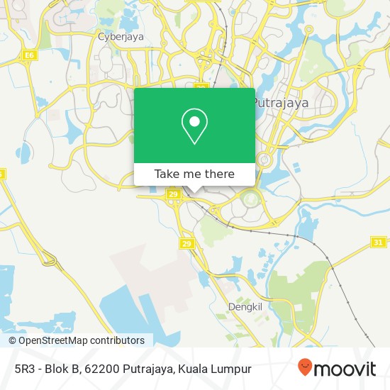 Peta 5R3 - Blok B, 62200 Putrajaya