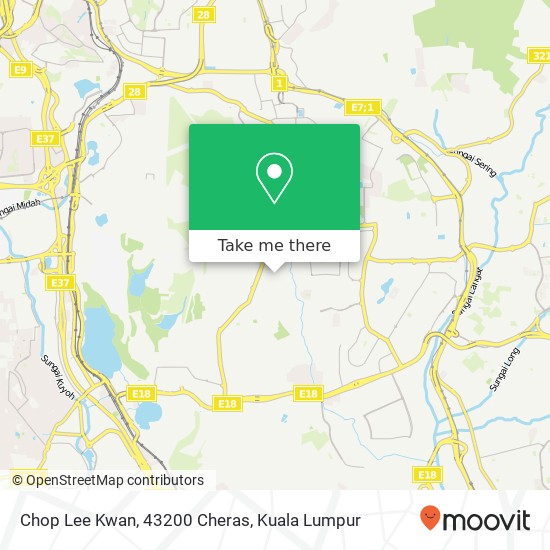 Chop Lee Kwan, 43200 Cheras map