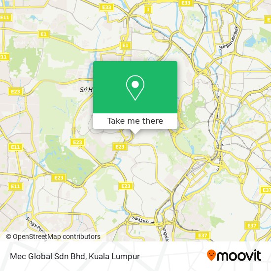 Mec Global Sdn Bhd map