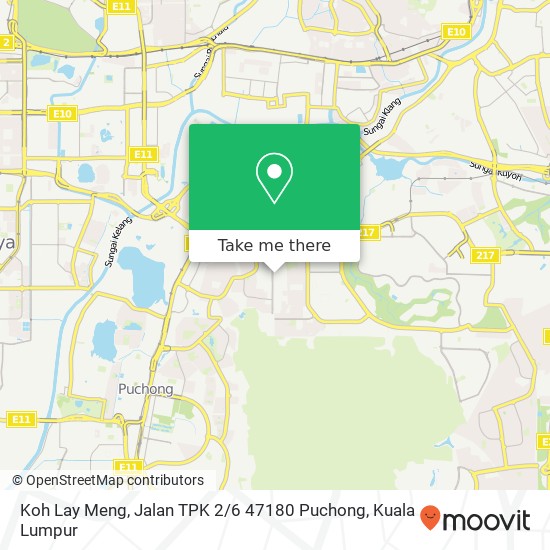 Koh Lay Meng, Jalan TPK 2 / 6 47180 Puchong map