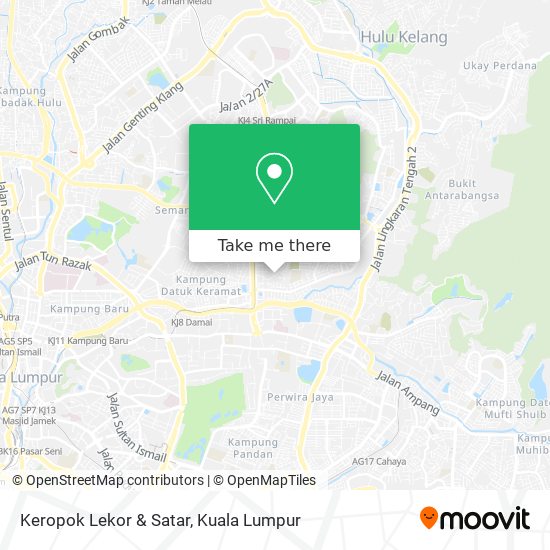 Keropok Lekor & Satar map