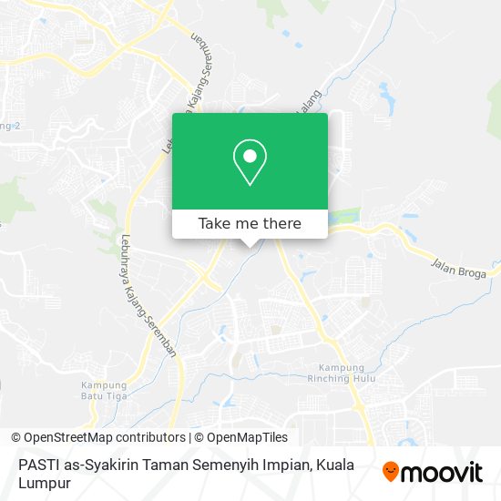 PASTI as-Syakirin Taman Semenyih Impian map