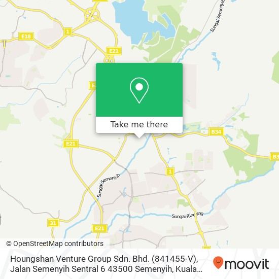 Houngshan Venture Group Sdn. Bhd. (841455-V), Jalan Semenyih Sentral 6 43500 Semenyih map