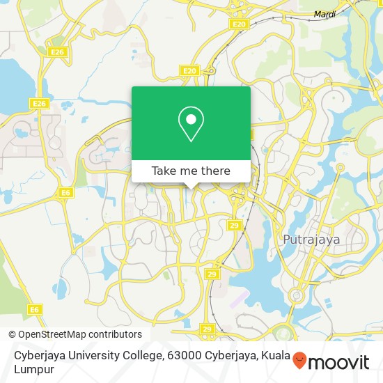 Cyberjaya University College, 63000 Cyberjaya map