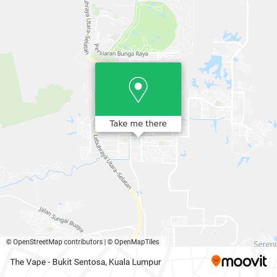 The Vape - Bukit Sentosa map