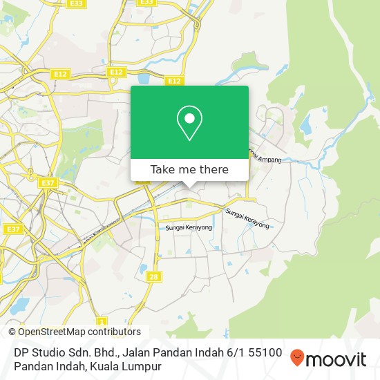 DP Studio Sdn. Bhd., Jalan Pandan Indah 6 / 1 55100 Pandan Indah map