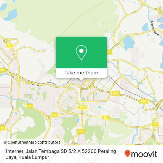 Internet, Jalan Tembaga SD 5 / 2 A 52200 Petaling Jaya map