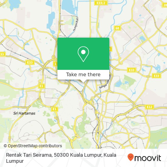 Rentak Tari Seirama, 50300 Kuala Lumpur map