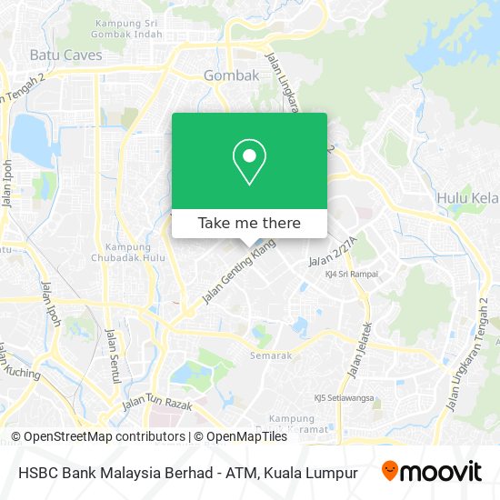 HSBC Bank Malaysia Berhad - ATM map