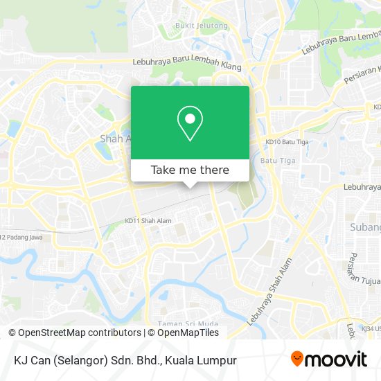 KJ Can (Selangor) Sdn. Bhd. map