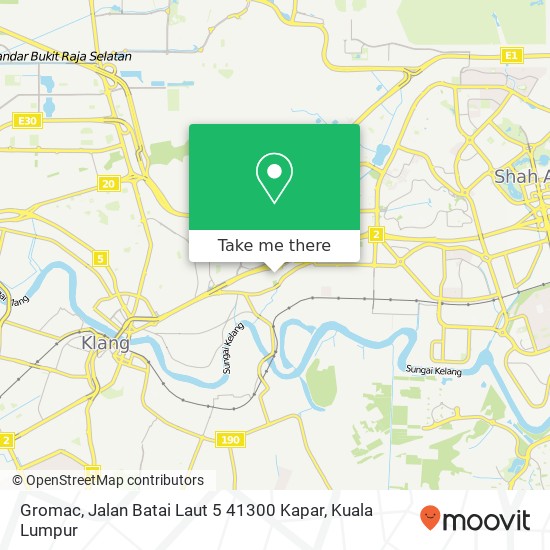 Gromac, Jalan Batai Laut 5 41300 Kapar map