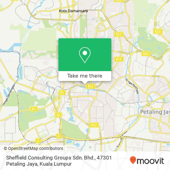 Sheffield Consulting Groups Sdn. Bhd., 47301 Petaling Jaya map