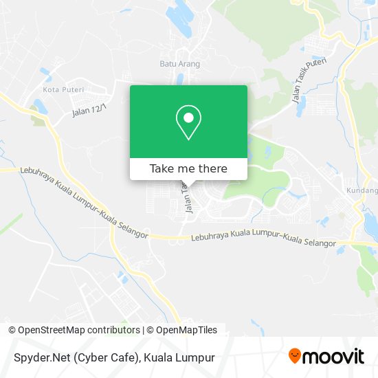 Spyder.Net (Cyber Cafe) map