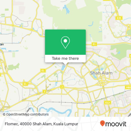 Flomec, 40000 Shah Alam map