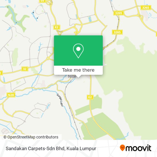 Sandakan Carpets-Sdn Bhd map