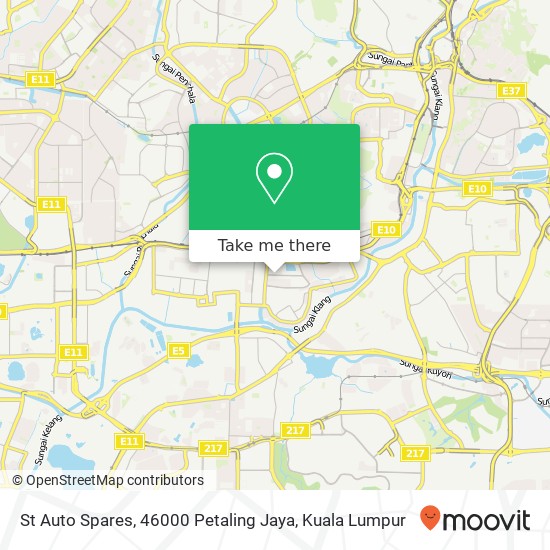 St Auto Spares, 46000 Petaling Jaya map