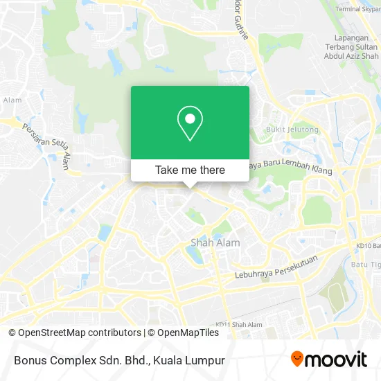 Bonus Complex Sdn. Bhd. map