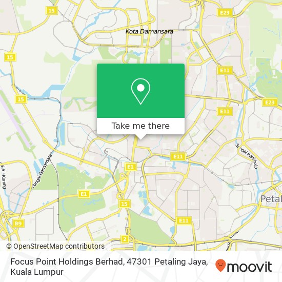Peta Focus Point Holdings Berhad, 47301 Petaling Jaya
