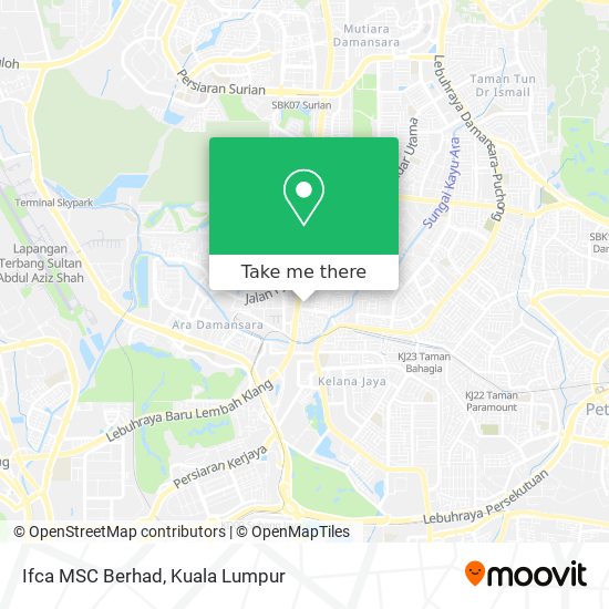 Ifca MSC Berhad map