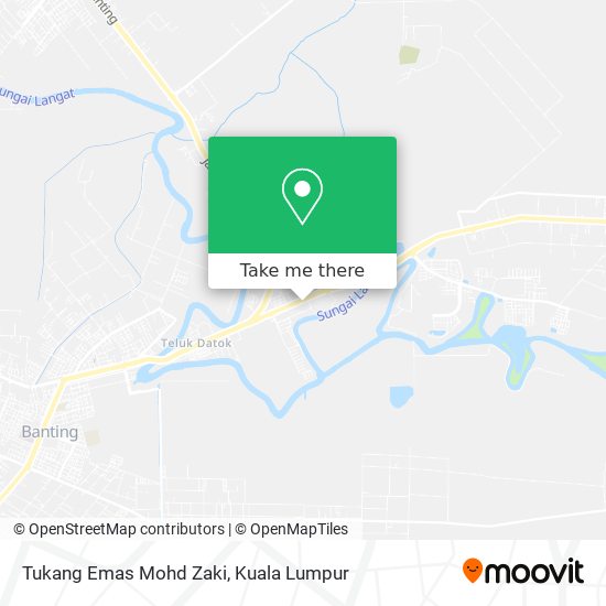 Tukang Emas Mohd Zaki map