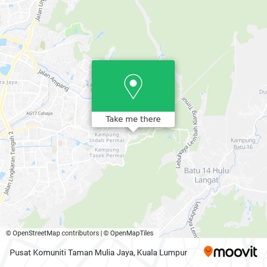 Pusat Komuniti Taman Mulia Jaya map