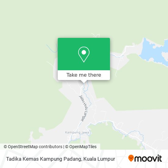 Peta Tadika Kemas Kampung Padang