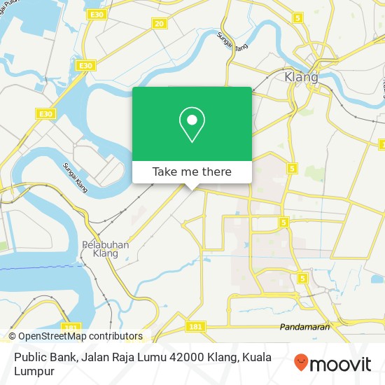 Public Bank, Jalan Raja Lumu 42000 Klang map